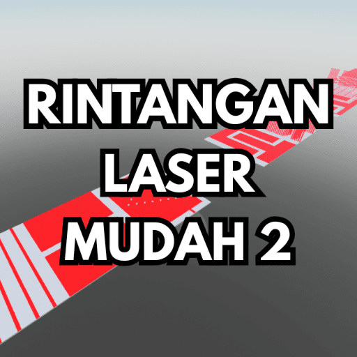 Rintangan Laser Mudah 2 Roblox game thumbnail