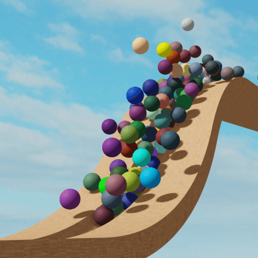 Huge Marble Slide Roblox gameplay screenshot