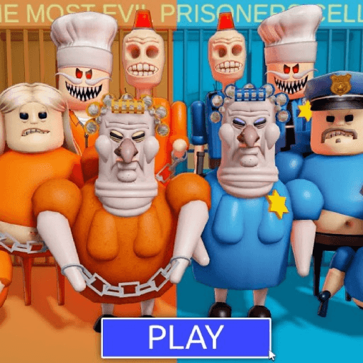 PRISONER VS POLICE PRISON RUN! (Obby) Roblox game thumbnail