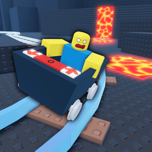 [ERUPTION!] Cart Ride down a Volcano! Roblox game stats