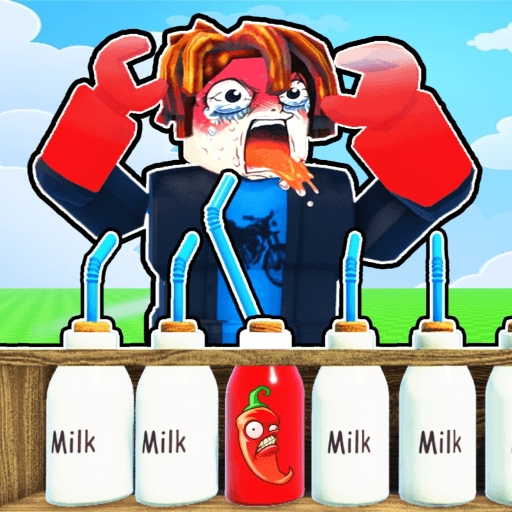 Spicy milk challenge🌶️🥛 Roblox game stats