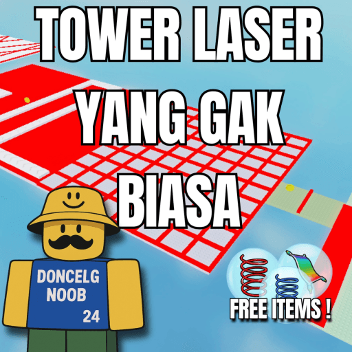 [SECRET] Tower Laser Yang Gak Biasa Roblox game thumbnail
