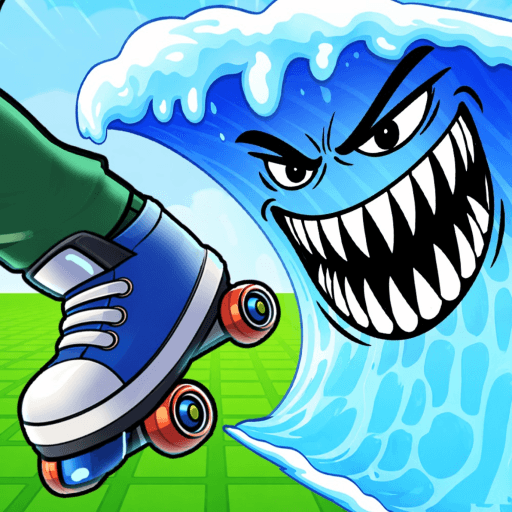 Skate Waves For Brainrots Roblox gameplay screenshot