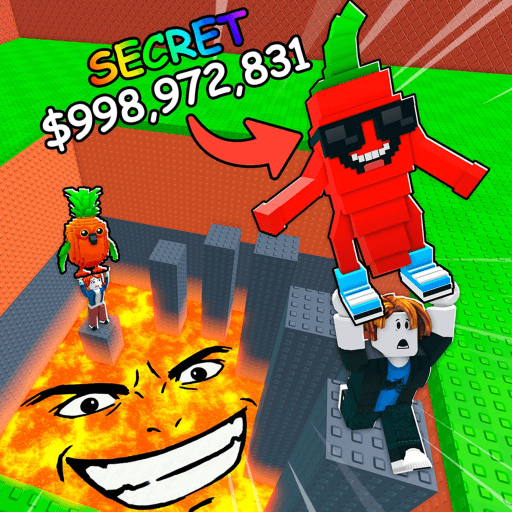 Escape Rising Lava For Brainrots! Roblox game thumbnail