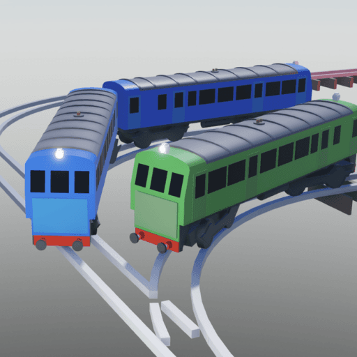 train drive reach end Roblox game thumbnail