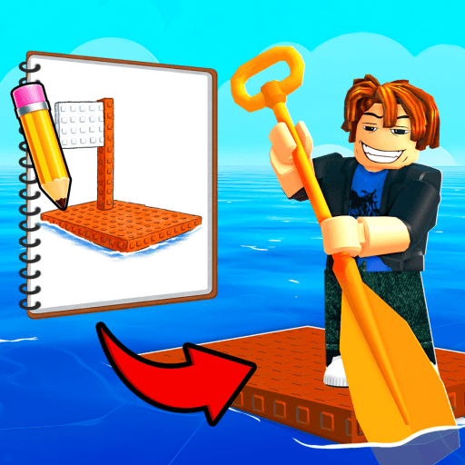 Draw a Boat for Treasure Roblox gameplay screenshot