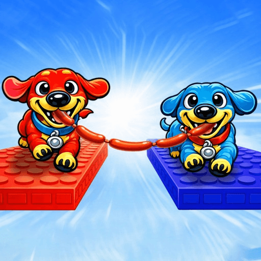 Hot Dogs  [2 Player Obby] Roblox game thumbnail