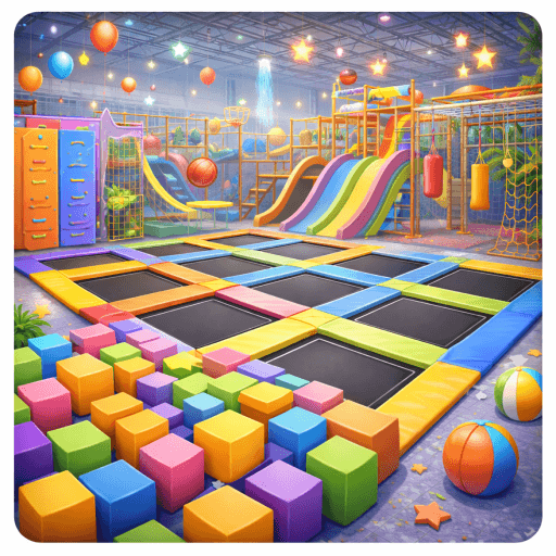 Best Indoor Playground And Kids Trampoline Park Roblox gameplay screenshot