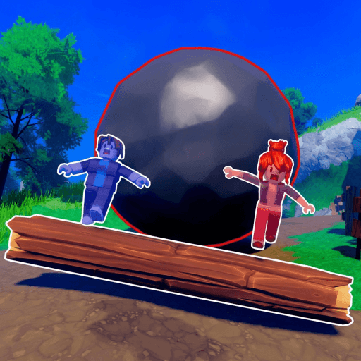 [🌍UPD!] Roll a Log [2 Player Obby] Roblox game thumbnail
