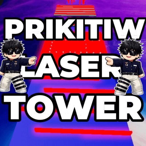 Prikitiw Laser Tower 2 Roblox gameplay screenshot