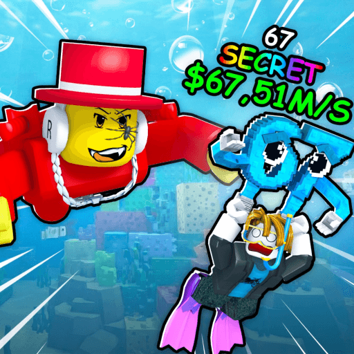 🤿 Dive Down For Brainrots Roblox game thumbnail
