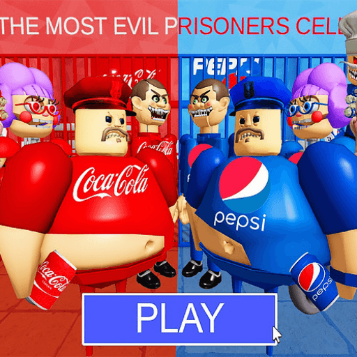 COCA-COLA Vs PEPSI BOSSES PRISON RUN! (Obby) Roblox gameplay screenshot