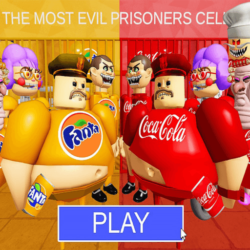 FANTA Vs COCA-COLA BOSSES PRISON RUN! (Obby) Roblox game thumbnail