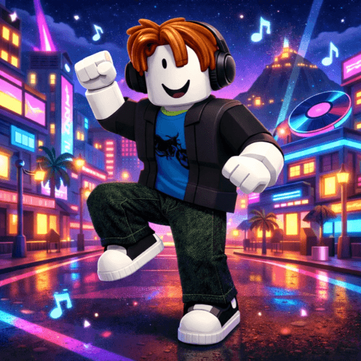 Neon City Hangout Roblox game thumbnail