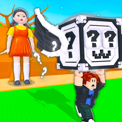 Green Light for Lucky Blocks Roblox gameplay screenshot