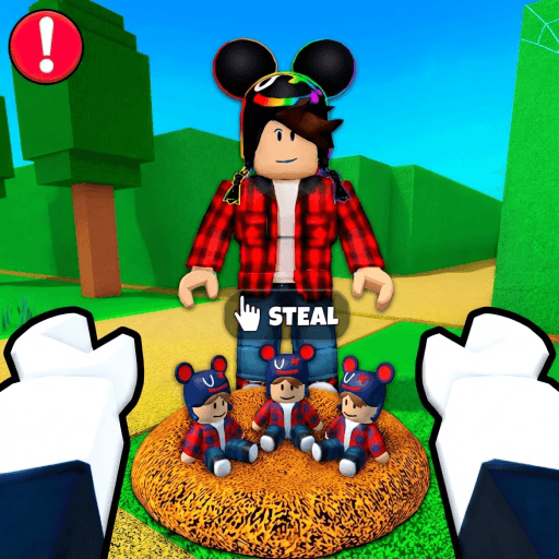 Steal a Baby Youtuber 👶 Roblox game thumbnail