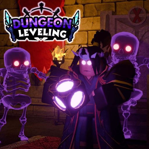 [💀Warlock💀] Dungeon Leveling Origin Roblox game thumbnail