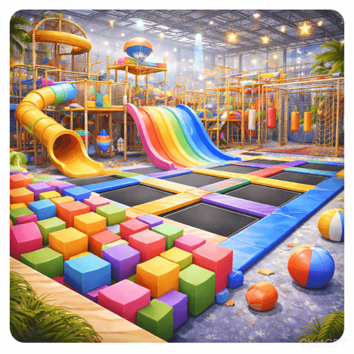 Best Roblox Indoor Playground And Trampoline Park Roblox game thumbnail