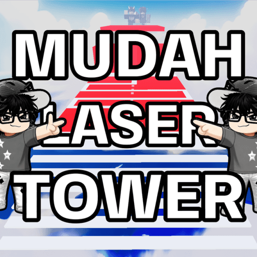 Mudah Laser Tower Roblox game thumbnail