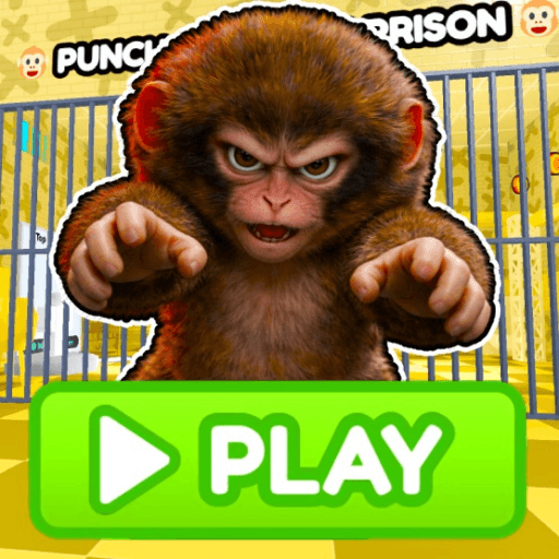 🐵 PUNCH MONKEY PRISON RUN OBBY 🐵 Roblox game thumbnail