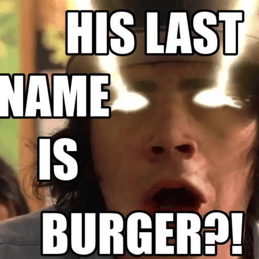 HIS LAST NAME IS BURGER?! Roblox gameplay screenshot