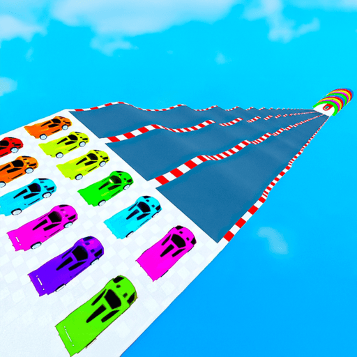 CARS MEGA RAMP ASPHALT Roblox game thumbnail