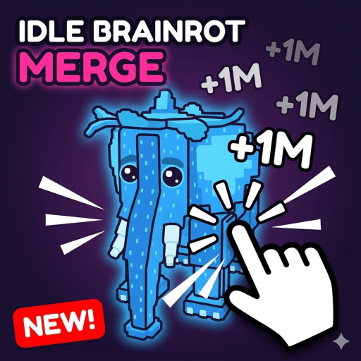 Idle Brainrot Merge Roblox game stats
