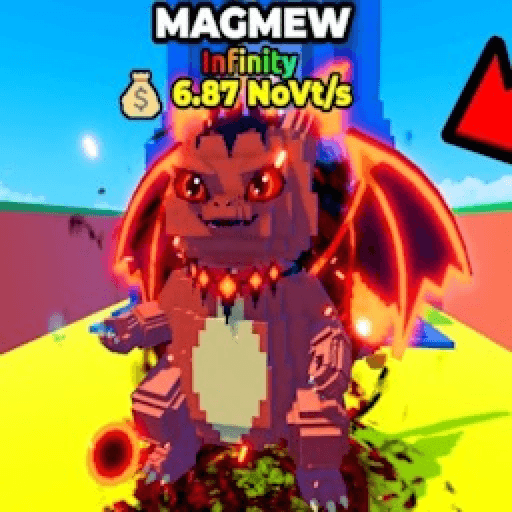 👹 Magmew (FREE) 999999999Qi/s 🌈 Roblox game thumbnail
