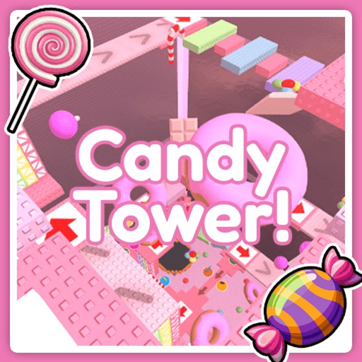 Candy Stage Tower (300+ STAGES!) Roblox game thumbnail