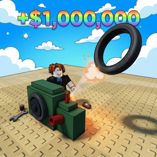 [RACING] Launch a tire Roblox gameplay screenshot