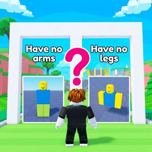 Would you rather but it happens CURSED Roblox game thumbnail