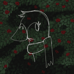 goose in red Roblox developer avatar