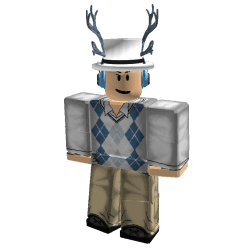 Aesthetical Roblox developer avatar
